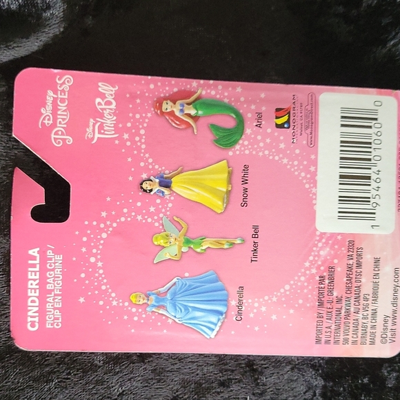 🆕️ Disney Princess Figural Bag clip/ Figurines Set of 4 - Picture 3 of 9